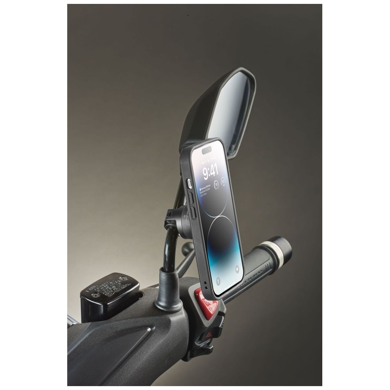 Interphone QUIKLOX-Halterung für einen Motorradspiegel oder eine Motorradstange