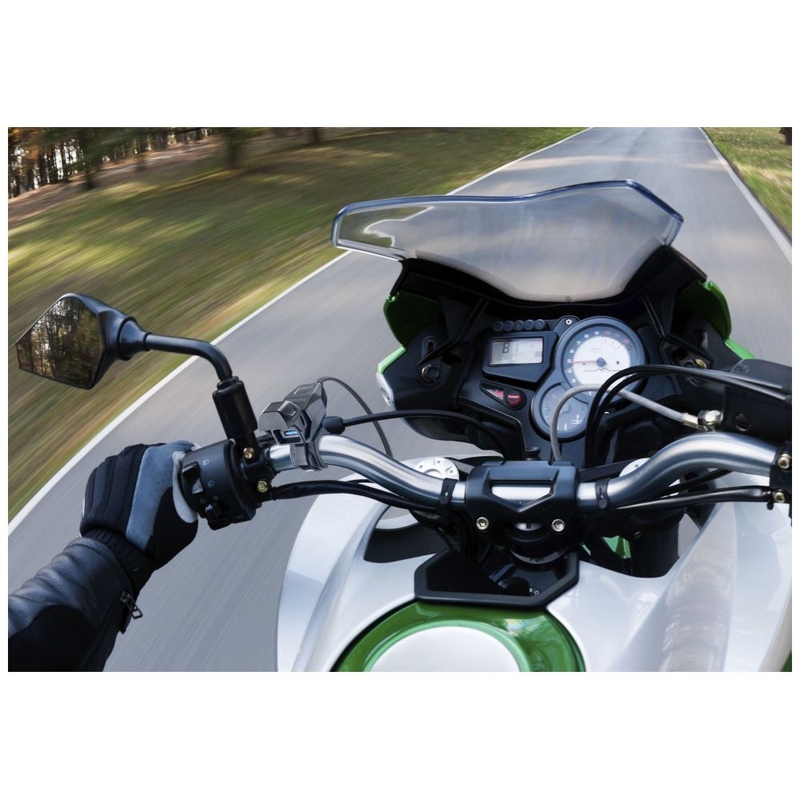 USB-A Motorrad-Lenker-Interphone-Ladegerät