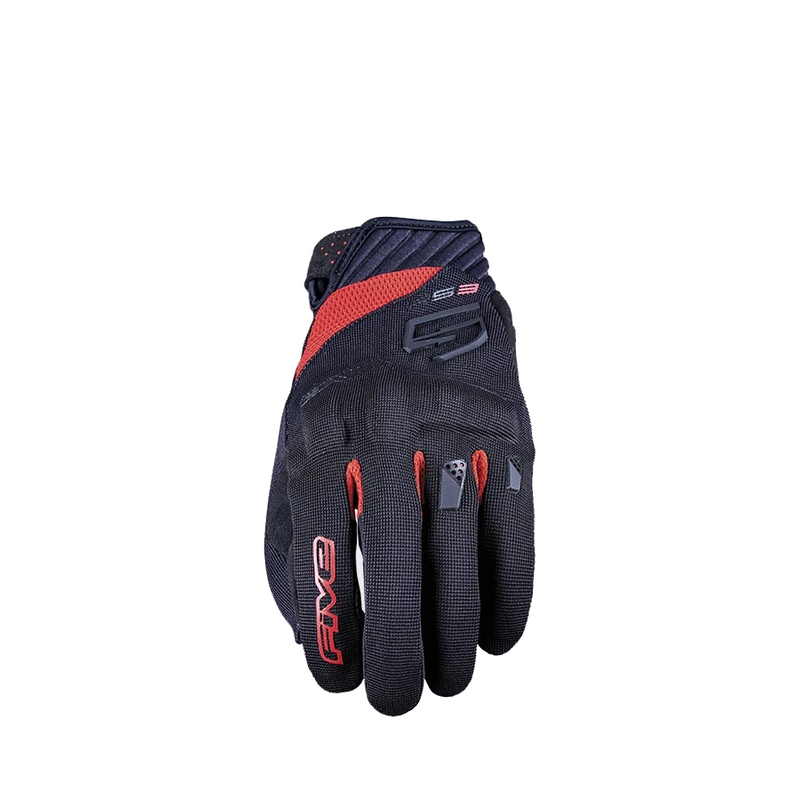 Motorradhandschuhe FIVE RS3 EVO schwarz-rot