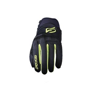 Motorradhandschuhe FIVE Globe EVO schwarz-fluo gelb