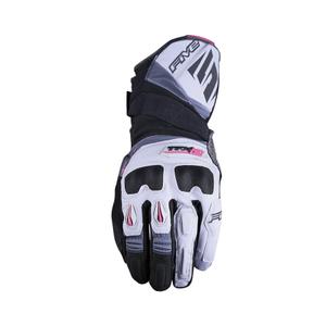 Damen-Motorradhandschuhe FIVE TFX2 WP grau-rosa