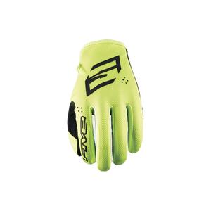 Kinder-Motocross-Handschuhe FIVE MXF4 fluo gelb