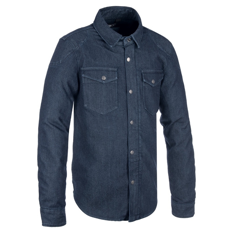 Motorradhemd Oxford Original Approved Shirt blau