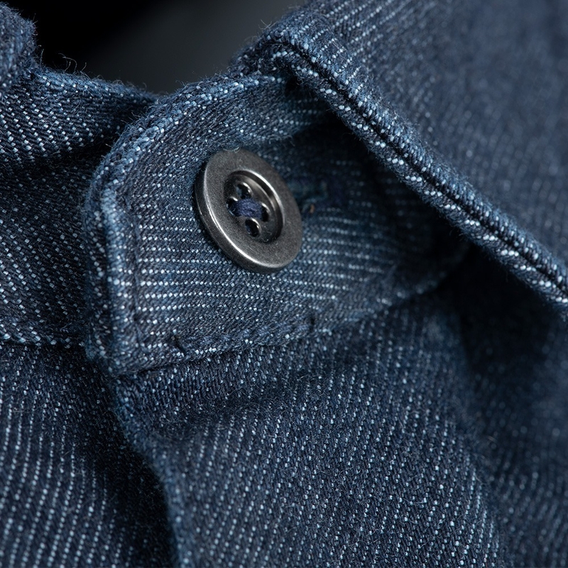 Motorradhemd Oxford Original Approved Shirt blau