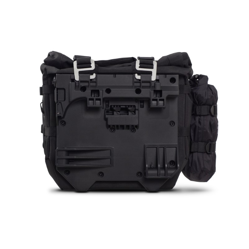 Complete set of SHAD TERRA TR40 adventure saddlebags and SHAD TERRA aluminium 55L topcase, including mounting kit SHAD Harley Davidson Pan America 1250