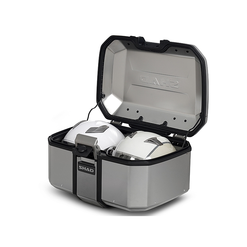 Complete set of SHAD TERRA TR40 adventure saddlebags and SHAD TERRA aluminium 55L topcase, including mounting kit SHAD Benelli TRK 502 X