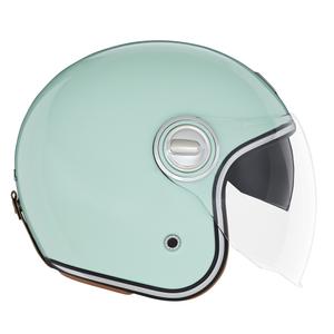 NOX PREMIUM Heritage offener Motorradhelm pastellgrün