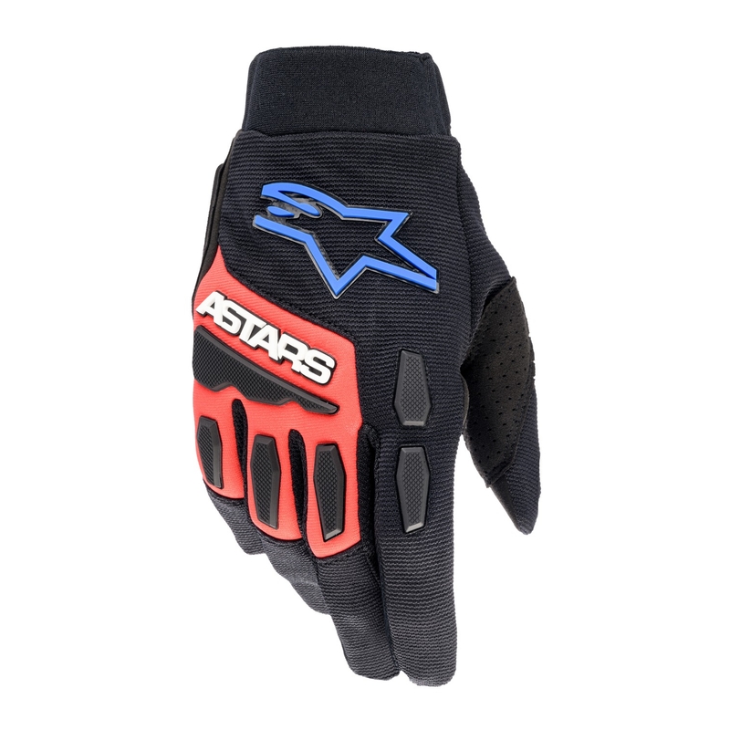 Alpinestars Full Bore XT Motocrosshandschuhe schwarz-rot-blau-weiß