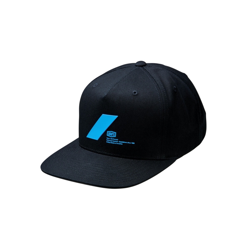 100 % Forward USA Snapback Cap schwarz
