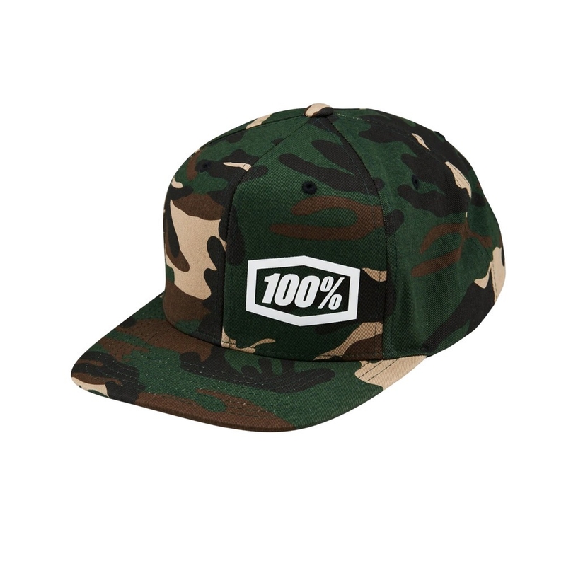 100 % Machine Snapback-Camouflage-Kappe