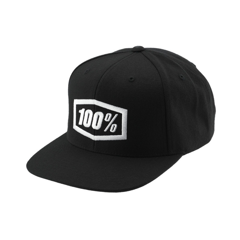 Kindermütze 100 % Icon Snapback schwarz