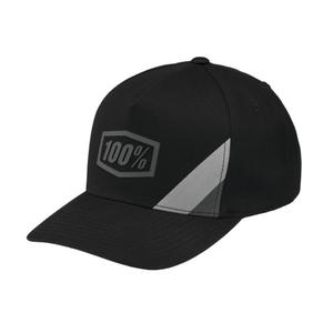 Kappe 100 % Cornestone X-Fit schwarz-grau