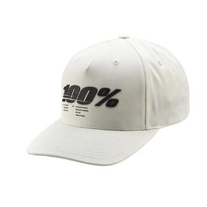 100 % Staunch Snapback-Kappe in Weiß