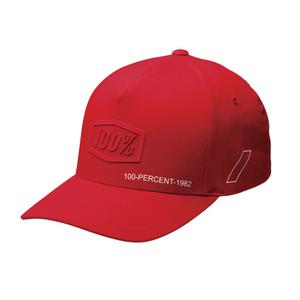 Kindermütze 100 % Shadow Snapback rot