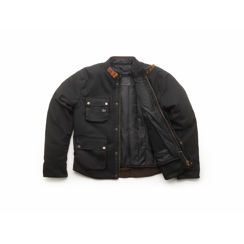 Motorradjacke Fuel Division 2 schwarz