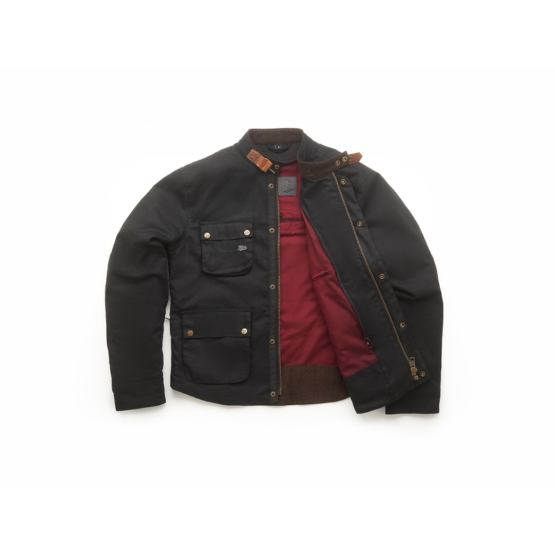 Motorradjacke Fuel Division 2 schwarz