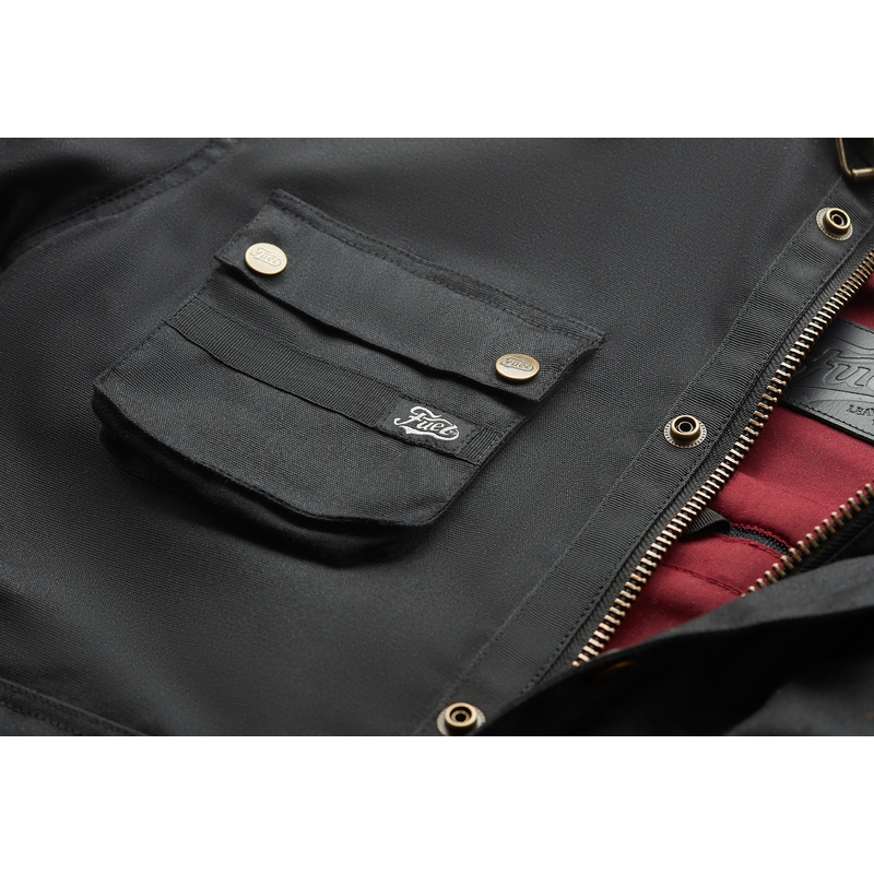 Motorradjacke Fuel Division 2 schwarz