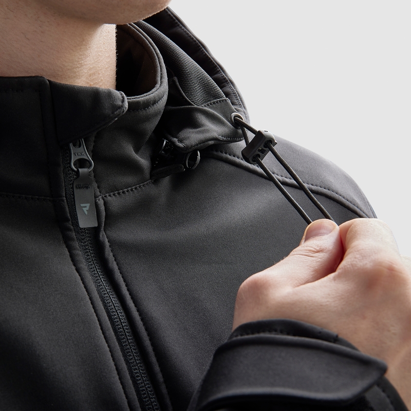 Rebelhorn Slash Motorrad-Softshelljacke Schwarz