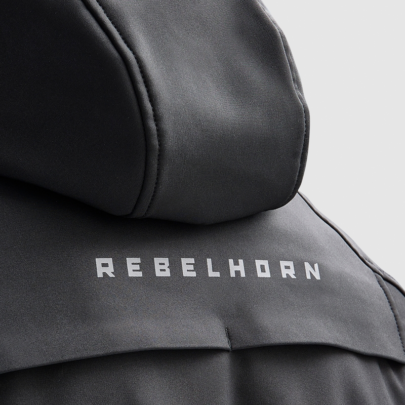 Rebelhorn Slash Motorrad-Softshelljacke Schwarz