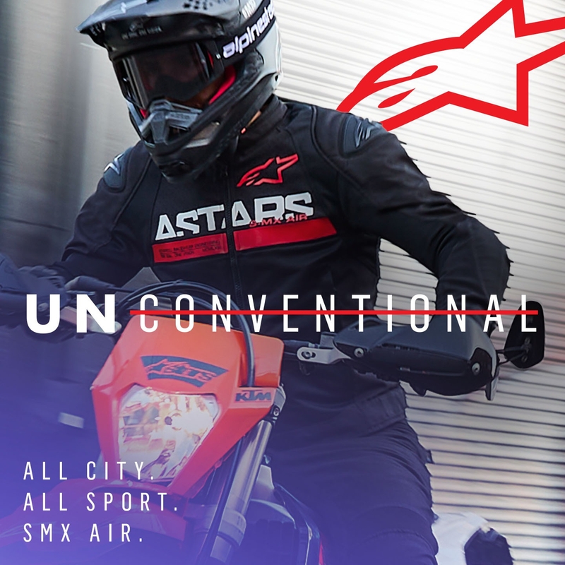 Alpinestars SMX Air Motorradjacke Schwarz-Fluorot