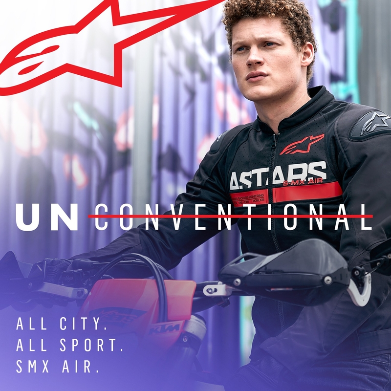 Alpinestars SMX Air Motorradjacke Schwarz-Fluorot