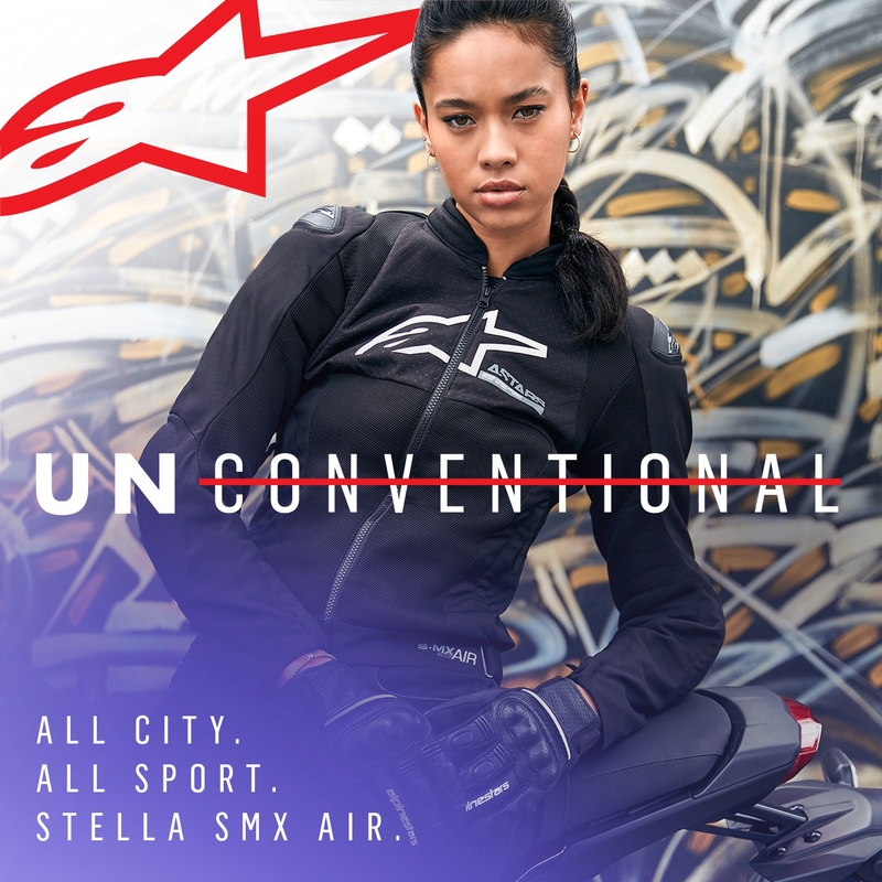 Alpinestars Stella SMX Air Damen-Motorradjacke schwarz