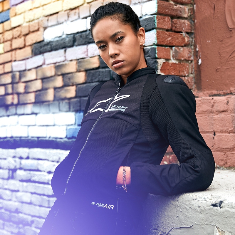Alpinestars Stella SMX Air Damen-Motorradjacke schwarz