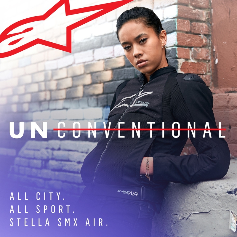 Alpinestars Stella SMX Air Damen-Motorradjacke schwarz