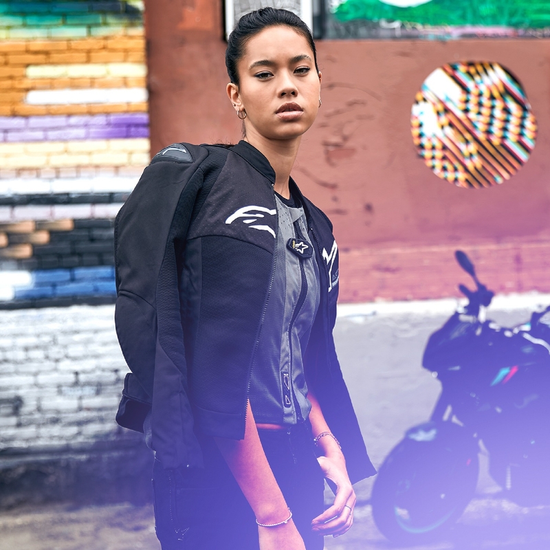 Alpinestars Stella SMX Air Damen-Motorradjacke schwarz