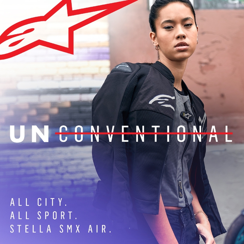 Alpinestars Stella SMX Air Damen-Motorradjacke schwarz