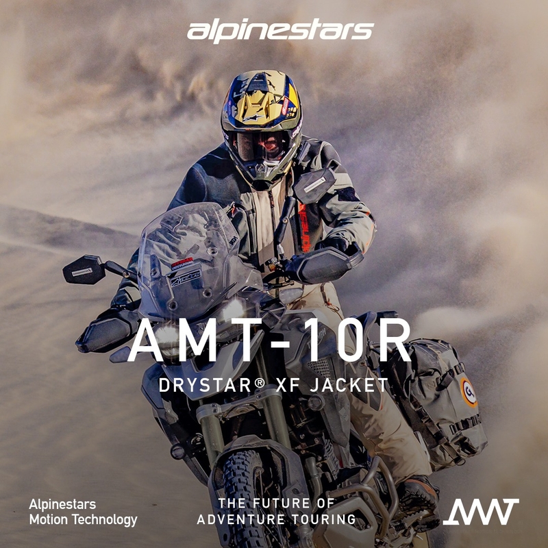 Alpinestars AMT-10R Drystar XF Motorradjacke Sand-Schwarz-Orange
