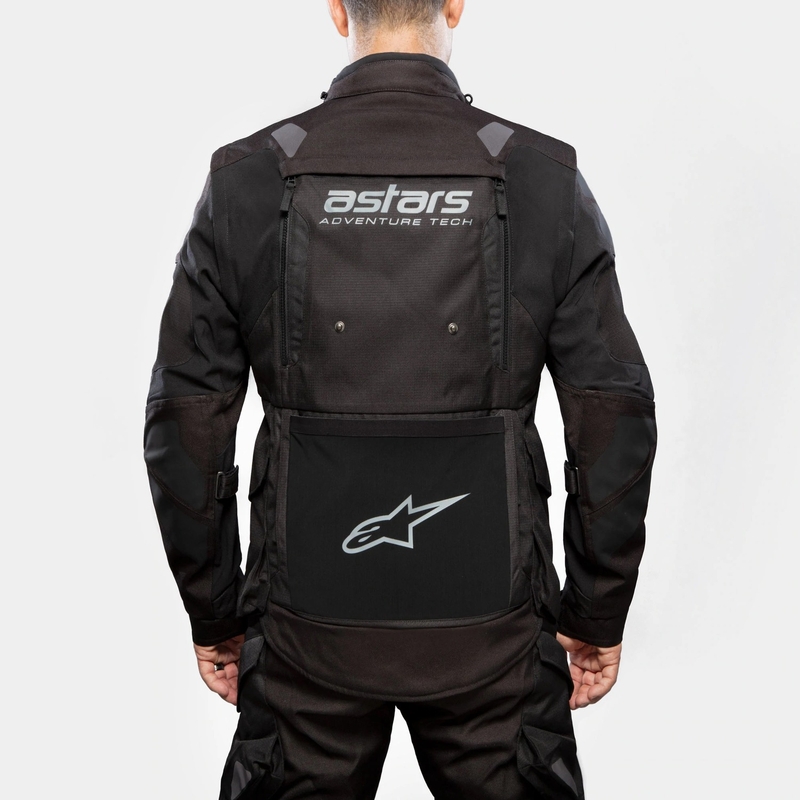 Alpinestars Halo Drystar Motorradjacke Khaki-Beige-Fluo Gelb