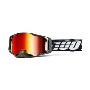 Motocross-Brille 100 % - USA ARMEGA Soledad rotes Plexiglas
