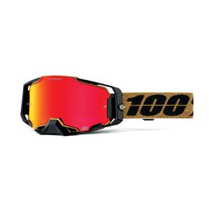 Motocross-Brille 100 % – USA ARMEGA GLORY – Hyperrotes Plexiglas