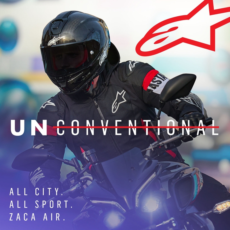 Alpinestars Zaca Air Waterproof Motorradjacke schwarz-weiß-fluoreszierend rot