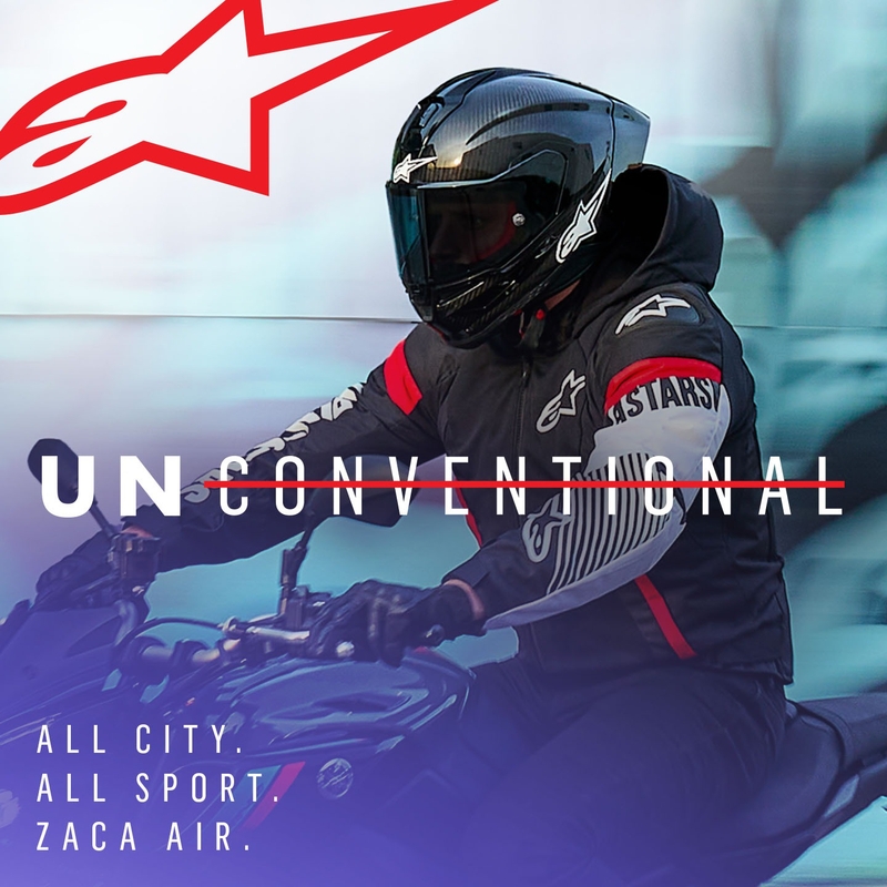 Alpinestars Zaca Air Waterproof Motorradjacke schwarz-weiß-fluoreszierend rot