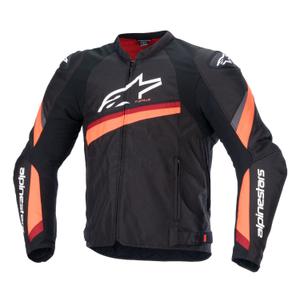 Alpinestars T-GP PLUS R 4 Motorradjacke Schwarz-Fluorot