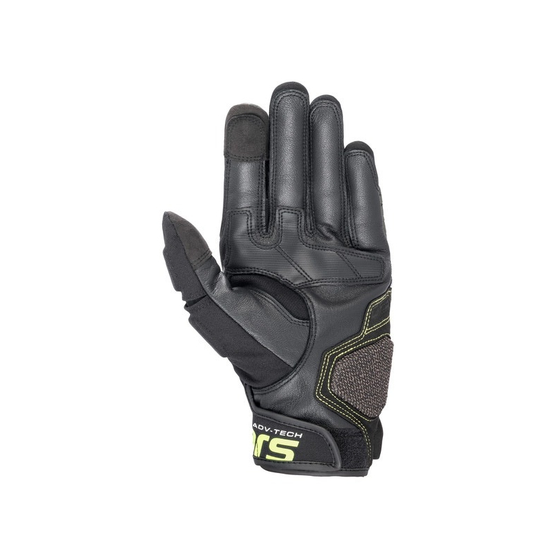 Alpinestars Halo Motorradhandschuhe schwarz-grün-fluogelb