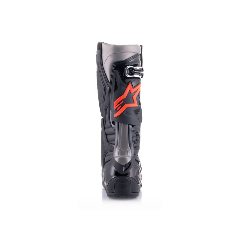 Alpinestars Tech 10 Motorradstiefel schwarz-fluo rot-grau