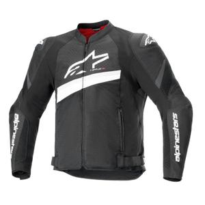 Alpinestars T-GP Plus R 4 Airflow Motorradjacke schwarz-weiß