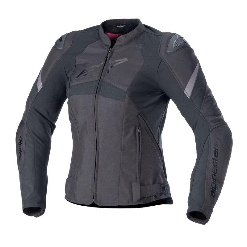 Damen-Motorradjacke Alpinestars Stella T-GP PLUS R 4 Schwarz-Fluorot