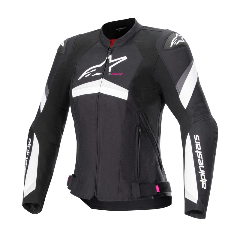 Damen-Motorradjacke Alpinestars Stella T-GP PLUS R 4 schwarz-weiß