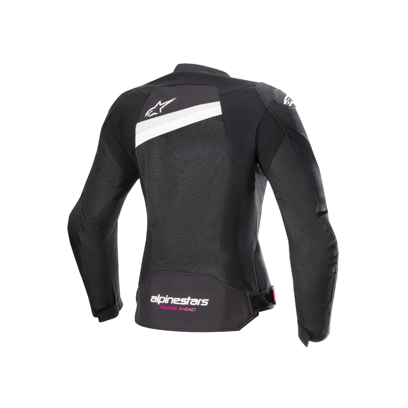 Damen-Motorradjacke Alpinestars Stella T-GP Plus R 4 Airflow schwarz-weiß