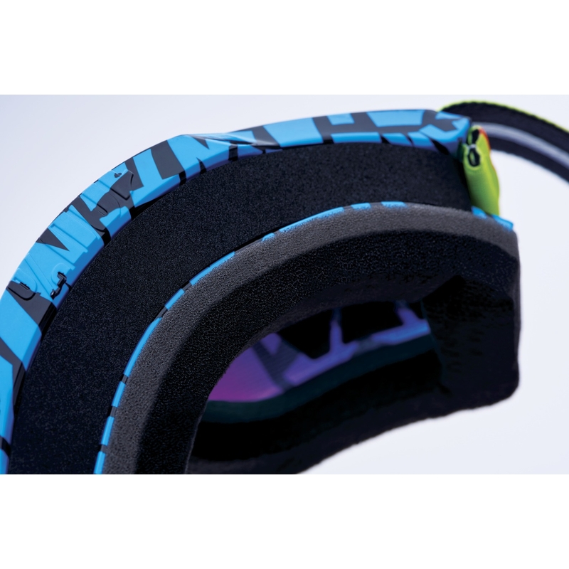 Motocross-Brille 100 % ACCURI 2 Special UTV/OTG – Limited Edition Ken Block Red mit Chrom-Plexiglas