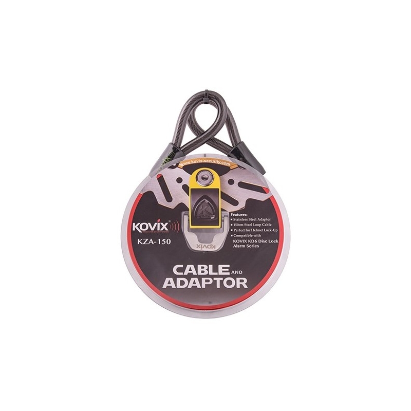 Stahldrahtseil mit Adapter KOVIX KZA-150 Ausverkauf