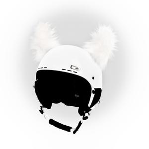Yeti-Helmohren weiß