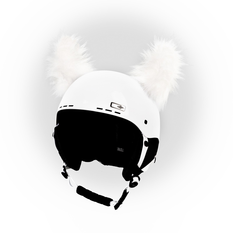 Yeti-Helmohren weiß