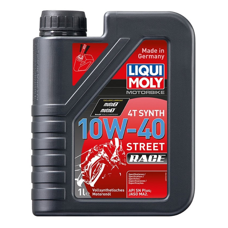 Synthetisches Motoröl LIQUI MOLY Motorrad 4T 10W40 Straßenrennen 1 l
