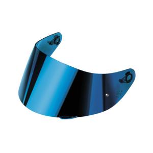 Plexiglas KDS-F-03 für Scorpion EXO-GT SP AIR Helme blau verspiegelt
