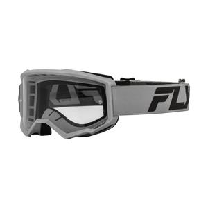 Motocrossbrille FLY Racing Focus silber-schwarz